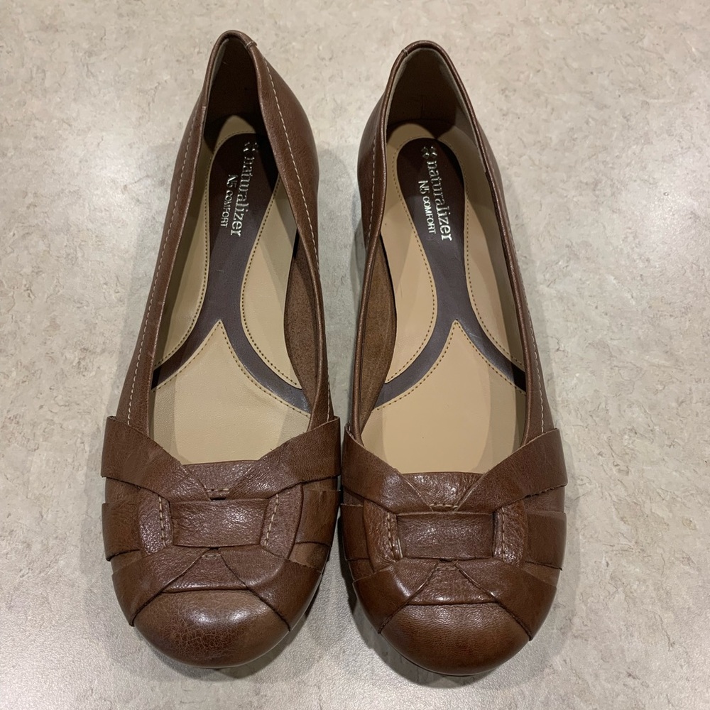Naturalizer Women's 'Maude' Leather Casual Dress Flat Shoes (Size 9.5)